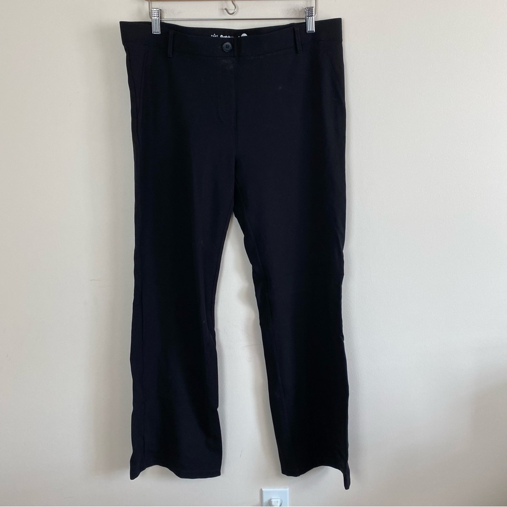 Betabrand Straight Leg Classic Yoga Dress Pant